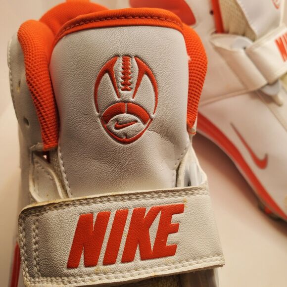 New Nike Blade Shark Orange/White Football Cleats Men’s Size 15 315789-161 main image 8